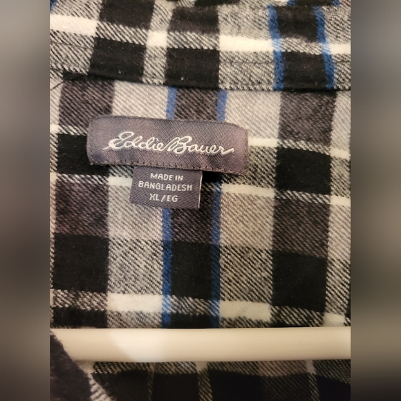 Eddie Bauer Mens Flannel Shirt - Picture 3 of 3